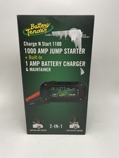 Deltran Battery Tender Charge N Start 1100 2-in-1 1000 Amp Jump Starter And 12v