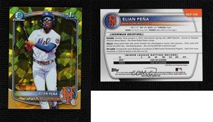 2025 Bowman Chrome Sapphire Edition Prospects Gold /50 Elian Pena Peña #BCP-155