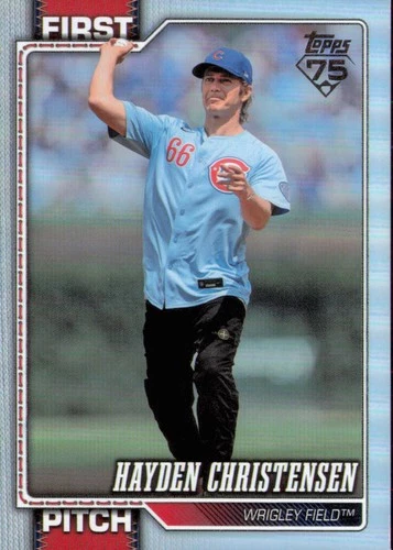 Hayden Christensen 2026 Topps First Pitch Rainbow Foil #FP-15 Chicago Cubs b16