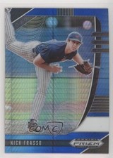 2020 Panini Prizm Draft Picks Blue & Carolina Hyper Nick Frasso #PDP106 4xw