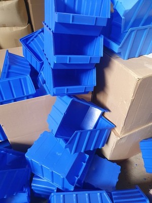 15 Stapelboxen Gr.4 Box 2. Wahl Lagerbox Kasten Sichtlagerbox Werkstatt Garage