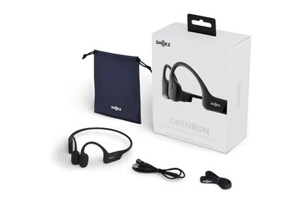 SHOKZ OpenRun Bone Conduction Open-Ear Bluetooth Sport Headphones, Running