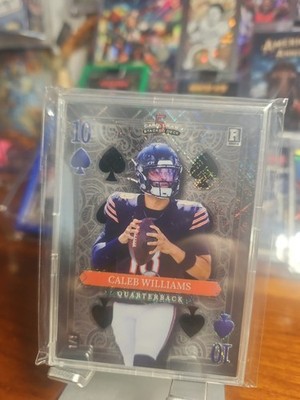 Caleb Williams 2024 Wild Card 5 Card Draw Stacked Deck Rookie 1/1