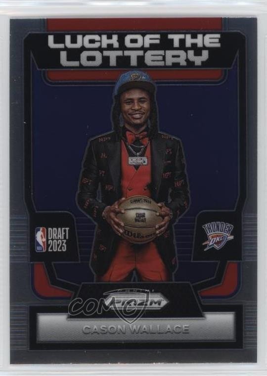 2023-24 Panini Prizm Luck of the Lottery Cason Wallace #11 Rookie RC 16q5