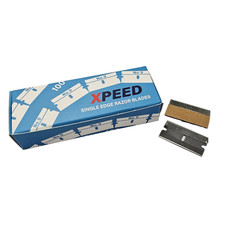 Single Edge Razor Blades .009 Steel Back 100 Pack Heavy Duty