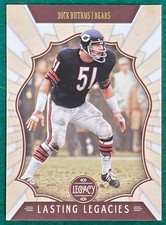 Dick Butkus - 2019 Panini Legacy Lasting Legacies #LL-DU - Chicago Bears Card