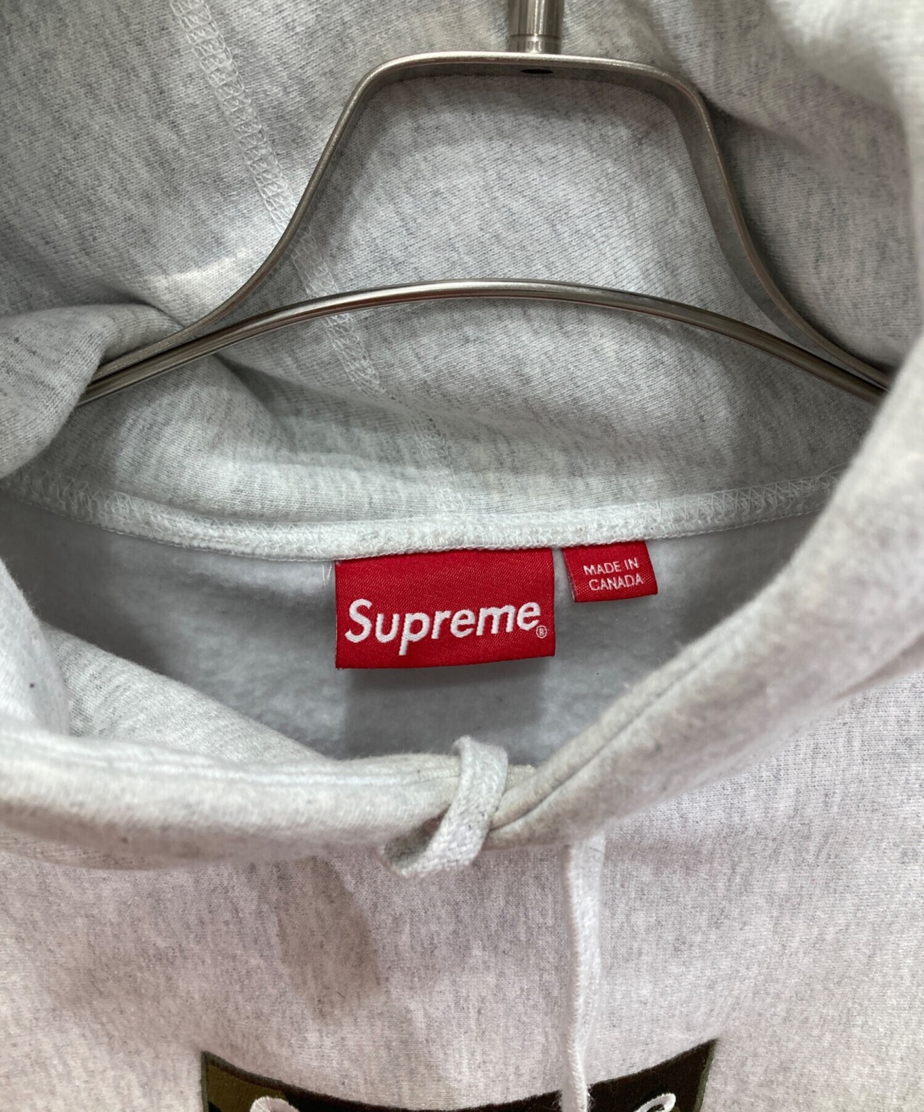 SUPREME 23AW Box Logo Hooded Sweatshirt 23AW Size: S Gray Men thumbnail 3