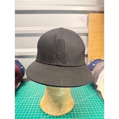 G-Star RAW Drop 3 Baseball Cap Black Denim Octopus Embroidered Snapback Hat