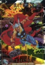 2024 Marvel Masterpieces '92 Platinum HOLOFOIL #92 Thor