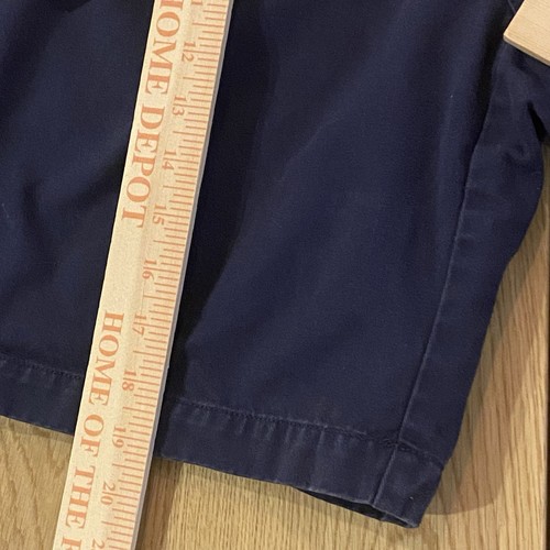 Vintage Polo Ralph Lauren Cormac Pleated Golf Shorts Men SZ 34 Navy Loose 8” Ins - Picture 7 of 8