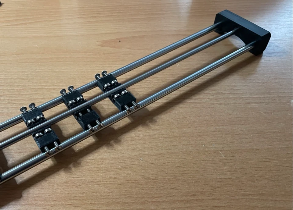 Rollenprüfstand Spur H0 analog/digital - 8mm Edelstahl Laufschienen - Bild 4 von 4