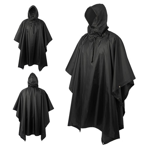 Impermeable Multifuncional Impermeable Poncho Camuflaje Cubierta Para Ropa de Camping - Imagen 20 de 22