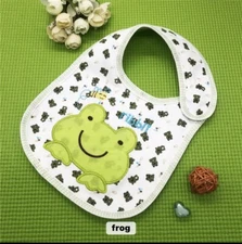 Baby Drool Bib, Colorful Absorbent Cotton Teething Towel, Waterproof Baby Bib