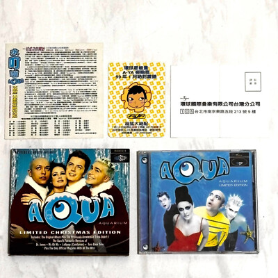 Aqua 1997 Aquarium Limited Christmas Edition Taiwan Box CD Promo