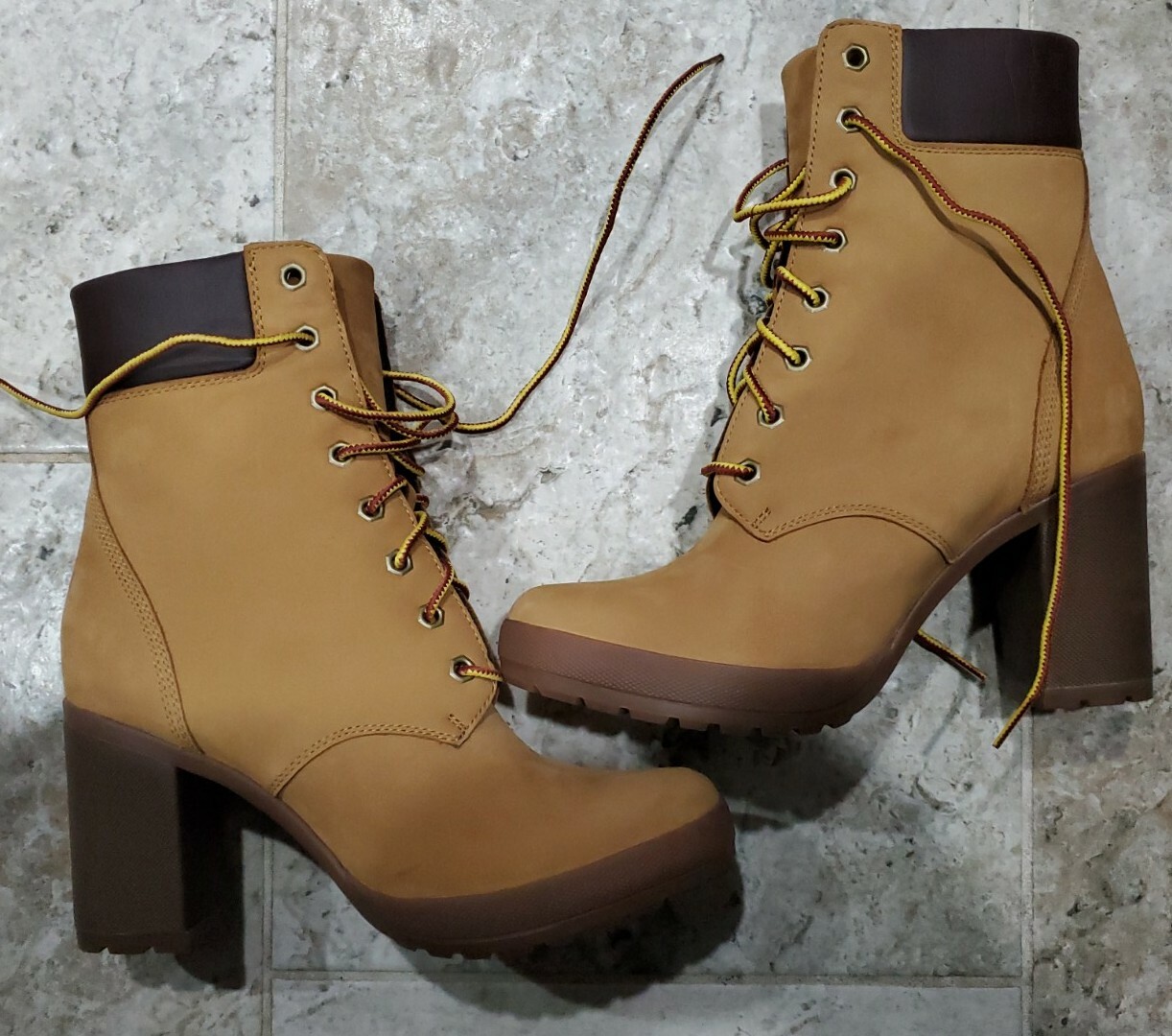 RARE Timberland CHUNKY Boots Wheat Color A1SEE Womens Size US8.5 eBay