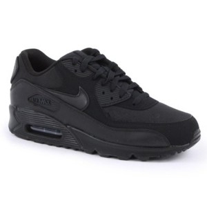 black air bubble trainers