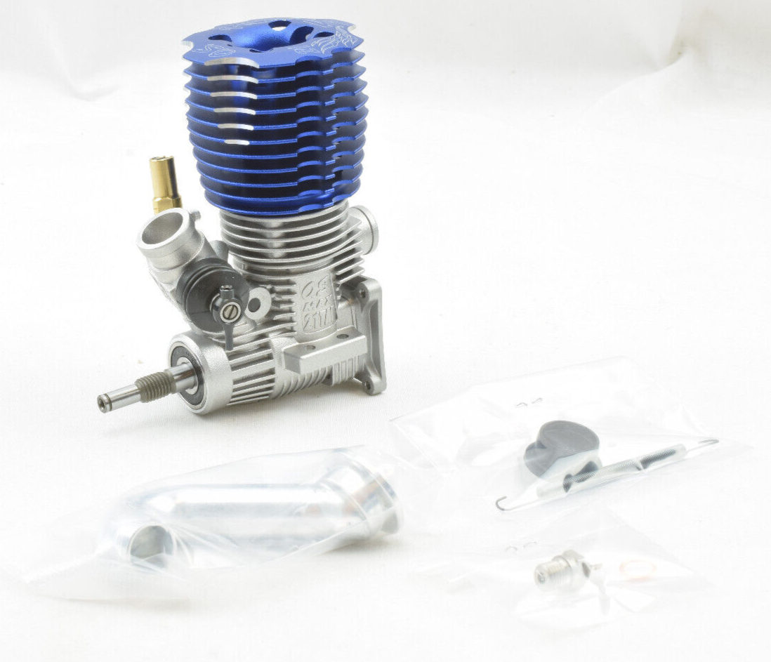 OS Engines MAX-21TM W/ 11K-R Carb & Revo Manifold RC Nitro 2