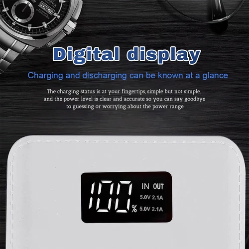M9 Fast Charging High Capacity Digital Mobile Power Bank for Travel Camping - Picture 4 of 8
