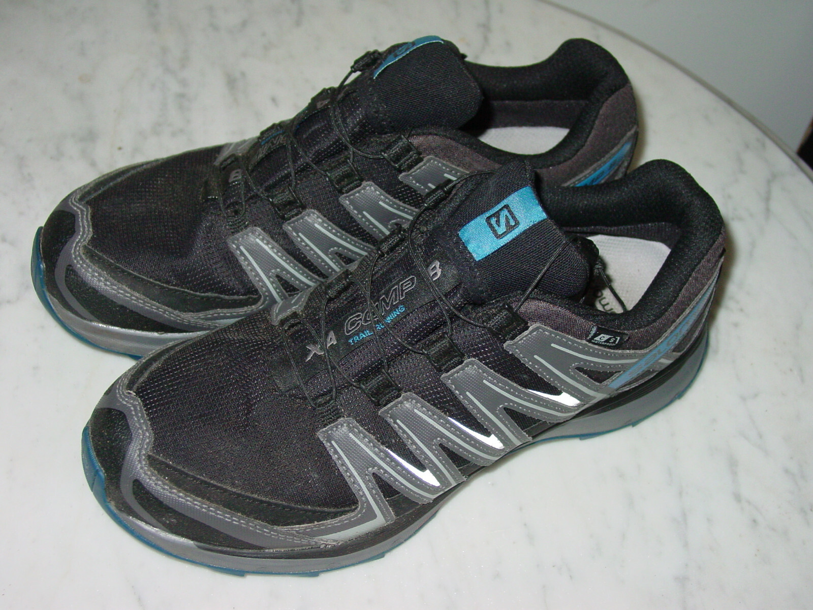 2017 Salomon XA Comp 8 scarpe da trekking impermeabili nere 399733 da uomo! Taglia 8