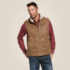 Men's Ariat Grizzly Canvas Vest in Cub - FREE SHIPPING! HOT ITEM!