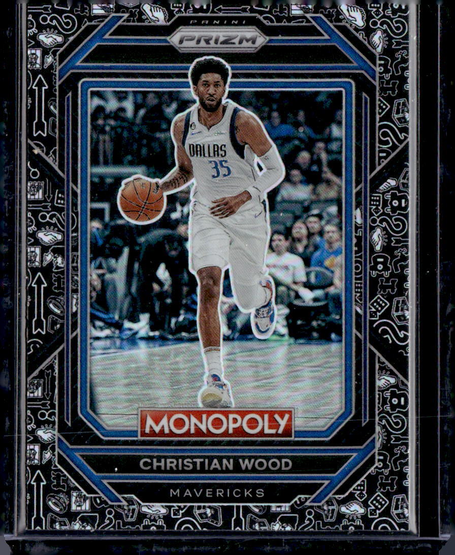2022-23 Panini Prizm Monopoly #20 Christian Wood Monopoly Black Classic Icons