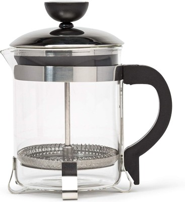 Primula 4 Cup Classic French Press Coffee Maker with Chrome Accents 16 Oz