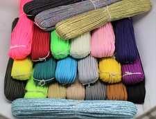 Cavo Soutache 54 iarde, cavo treccia giallo, cavo intrecciato HQ da 2 mm, bordo Soutache