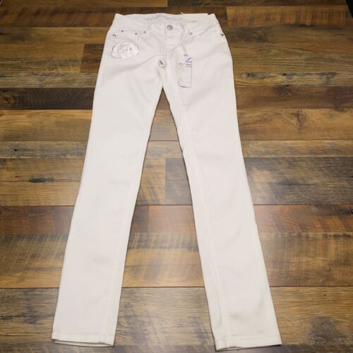 Almost Famous White Jeans Low Rise New
