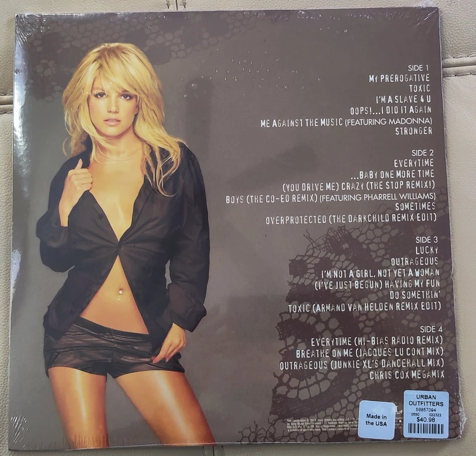 Britney Spears Greatest Hits LP- My Prerogative URBAN OUTFITTERS EXCLUSIVE Vinyl - Image 2 of 3