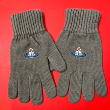 Vivienne Westwood Gray Orb Gloves