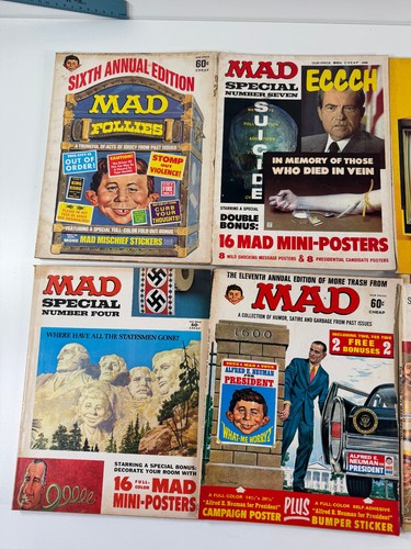 LOT (x31) 60s 70s MAD Magazine Nixon TV humor parody Al Jafee SPECIALS - Picture 7 of 10