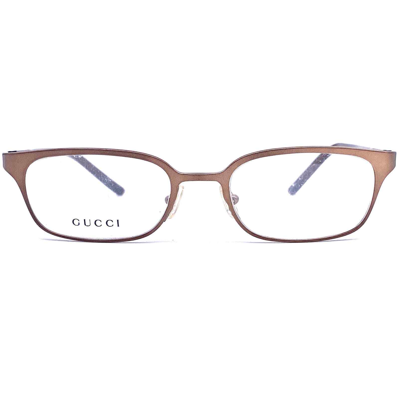Gucci GG1647 satin copper rectangular minimalist … - image 2