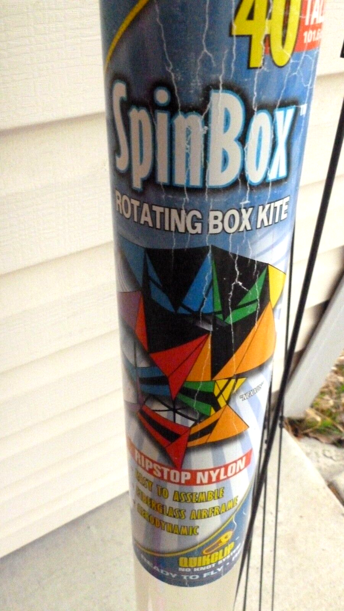 X-Kites 40 inch SpinBox Rotating Spin Box Kite NEXXUS 81700 620400