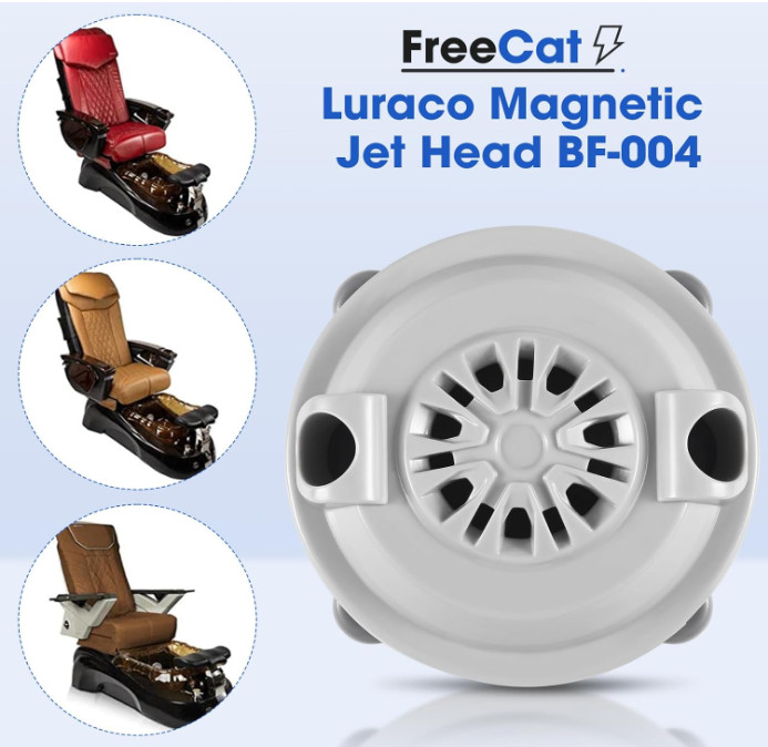 Pipeless Magnetic Jet Head Motor Replacements for LURACO Pedicure Spa Chair Part