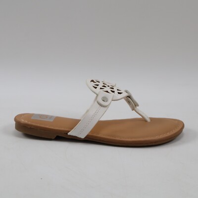 Dolce Vita Girl's Candle Sandals Laser Cut Faux Leather