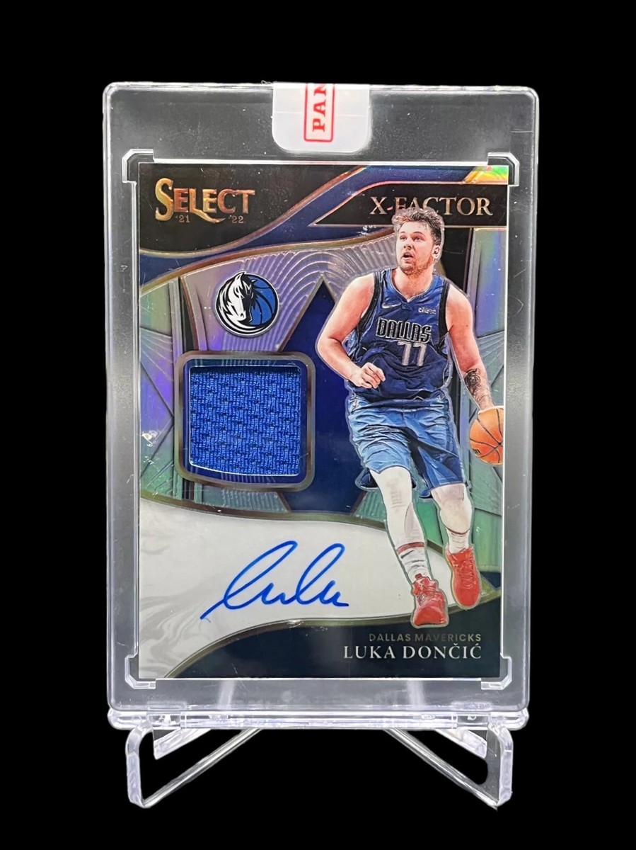 その他 NBA Luka Doncic rookie auto 2021-22 Select Luka Doncic X-Factor Memorabilia Signatures