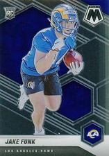 Jake Funk 2021 Panini Mosaic #381 RC Los Angeles Rams