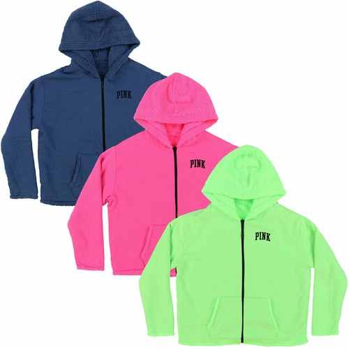 Pink Sweaters | Pink Reversible Hoodie Sweater | Color: Black/Red | Size: L | Claudineross81's Closet