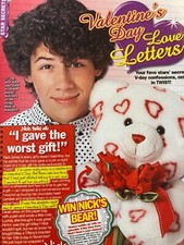 Nick Jonas, The Jonas Brothers, Full Page Vintage Pinup