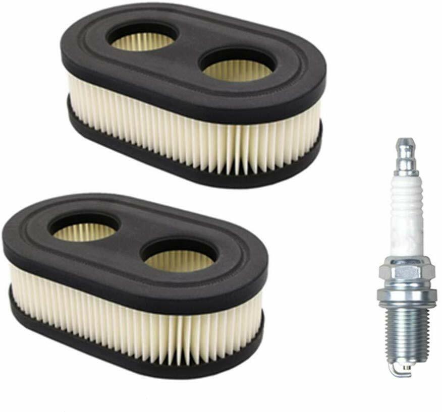 Luftfilter + Zündkerzen Set Für Troy-Bilt Rasenmäher – TB110, TB115, TB200, TB230, TB240, TB320, TB330, TB370