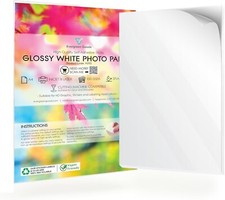 A4 White Matte Sticker Paper - Inkjet/Laser Printable Self Adhesive Sticky Back