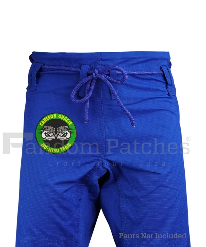 Carlson Gracie BJJ Patches Jiujitsu Embroidery Gi Patches Gracie Kimono Patches - Image 4 of 4