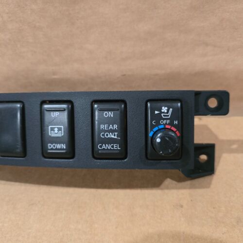 2006-2008 Infiniti M35 M45 Heated Seat Snow Rear Shade Switch Console Panel OEM - Picture 2 of 8