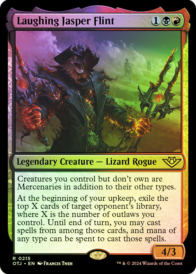 MTG FOIL Laughing Jasper Flint - Outlaws of Thunder Junction