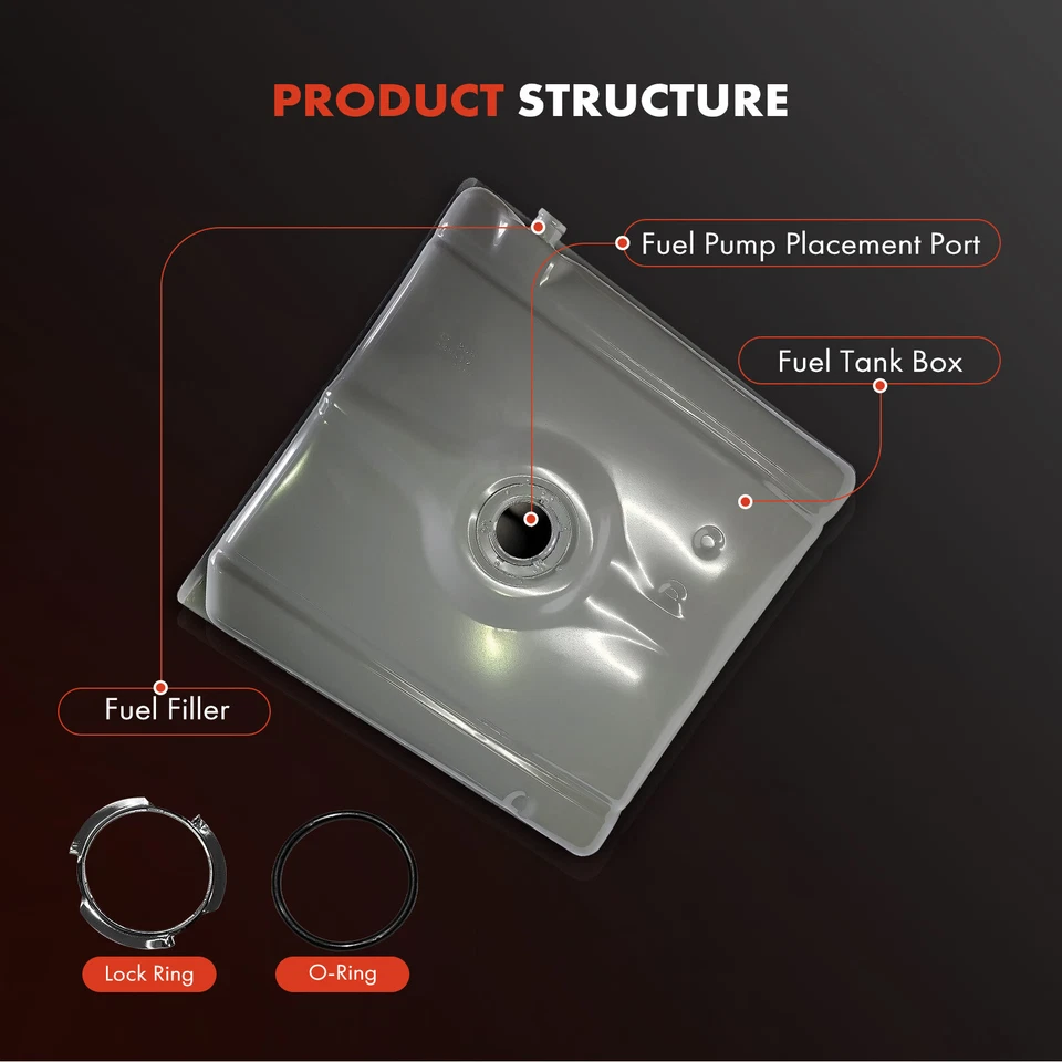 Tanque de combustible de 33 galones para Chevrolet G10 1983-1986 G20 1983-1995 GMC G3500 G1500 Foto 2 de 4