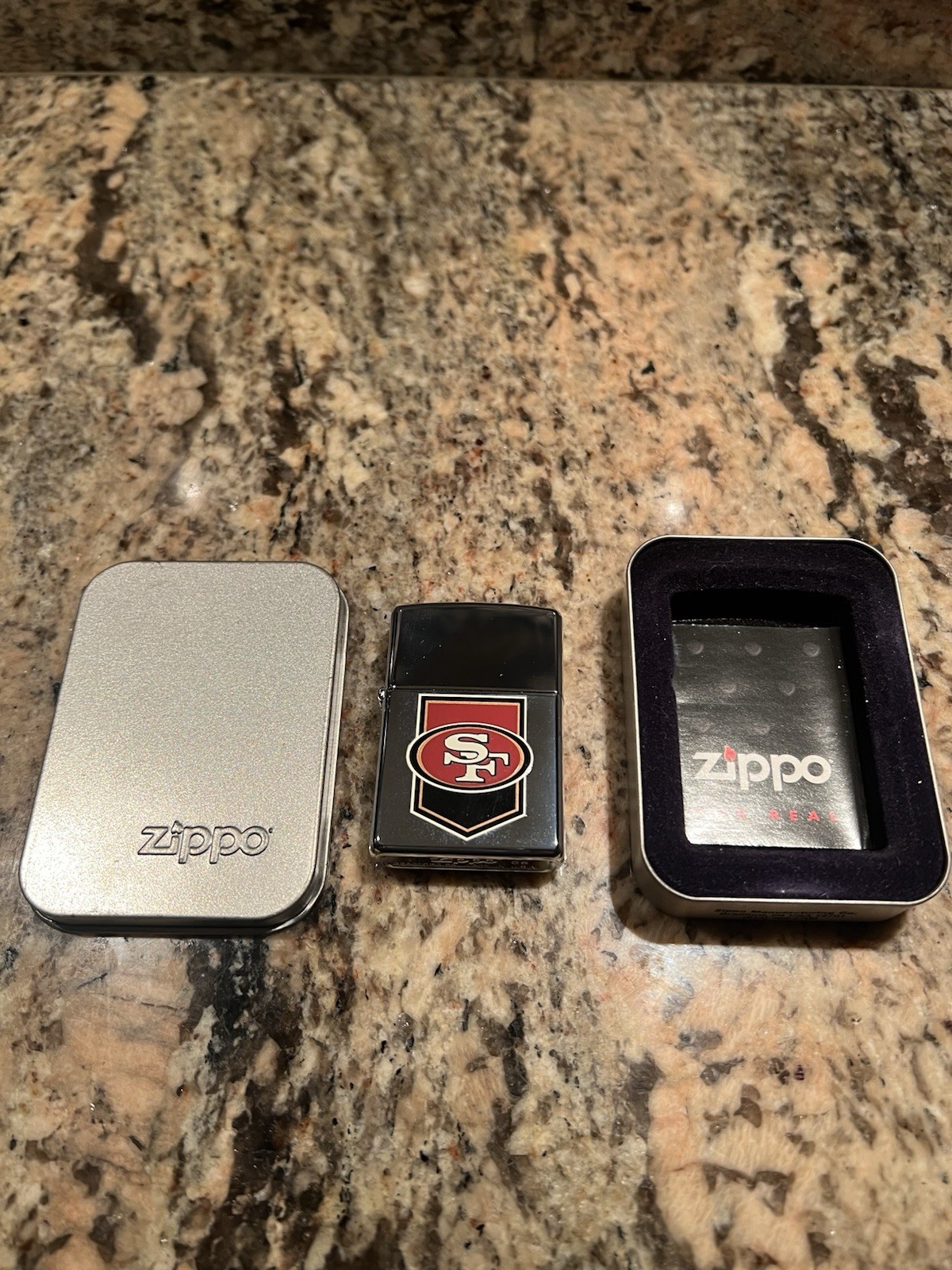 Brand New in Original Case Genuine Zippo NFL San Francisco 4