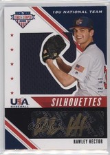 2020 Panini USA Baseball Stars & Stripes Black Gold 38/49 Rawley Hector Auto 0g4