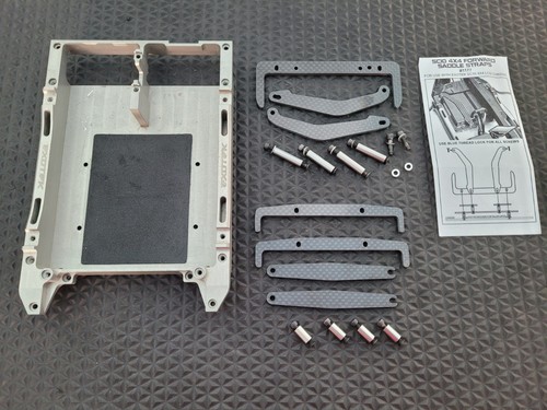 Exotek Aluminum Chassis W/ Saddle Pack Setups Rare For Team Associated SC10 4x4