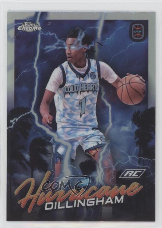 2022-23 Topps Chrome OTE Overtime Elite Hurricane Rob Dillingham #H-13 02v3