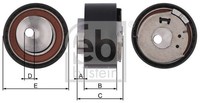 NEU - Febi Bilstein 17769 Spannrolle, Zahnriemen FüR Abarth Alfa Romeo Jeep